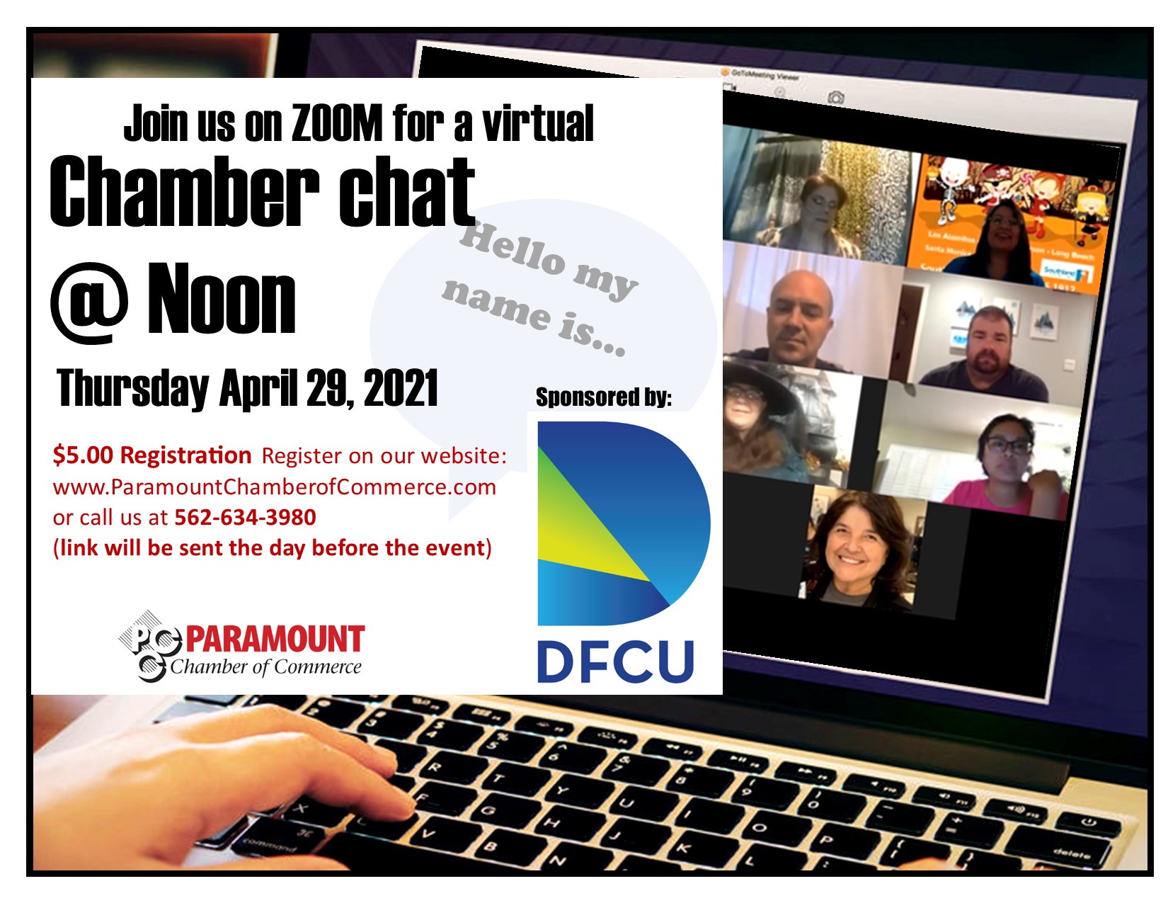 Chamber Chat Lunch APRIL 2021