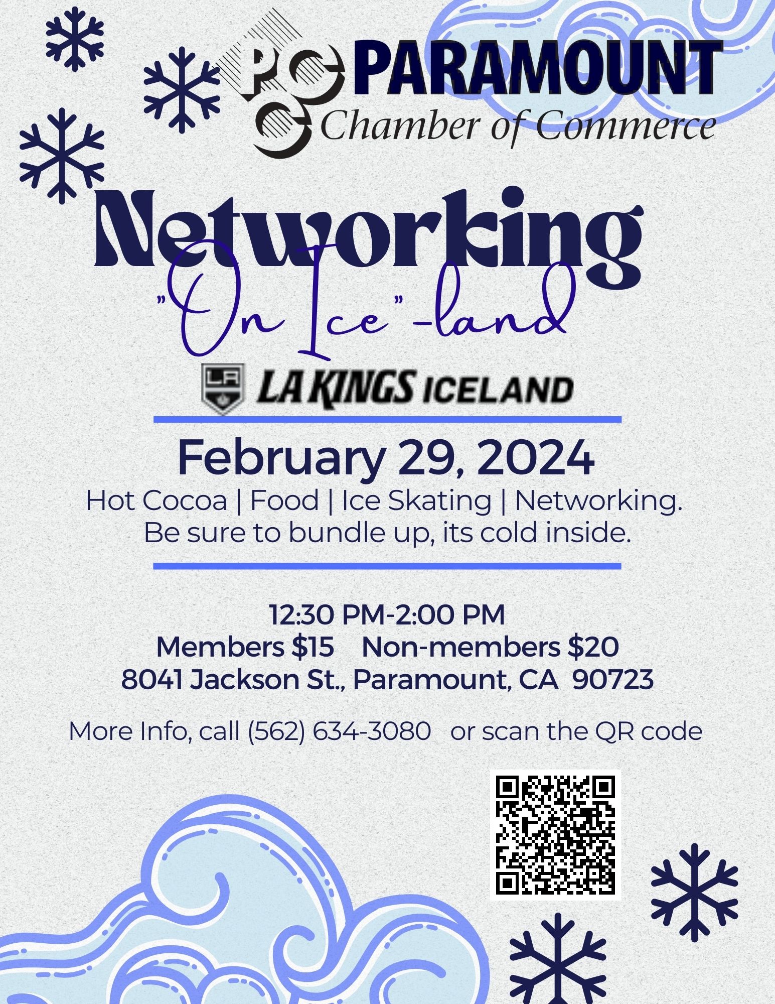 LA Kings IceLand Networking
